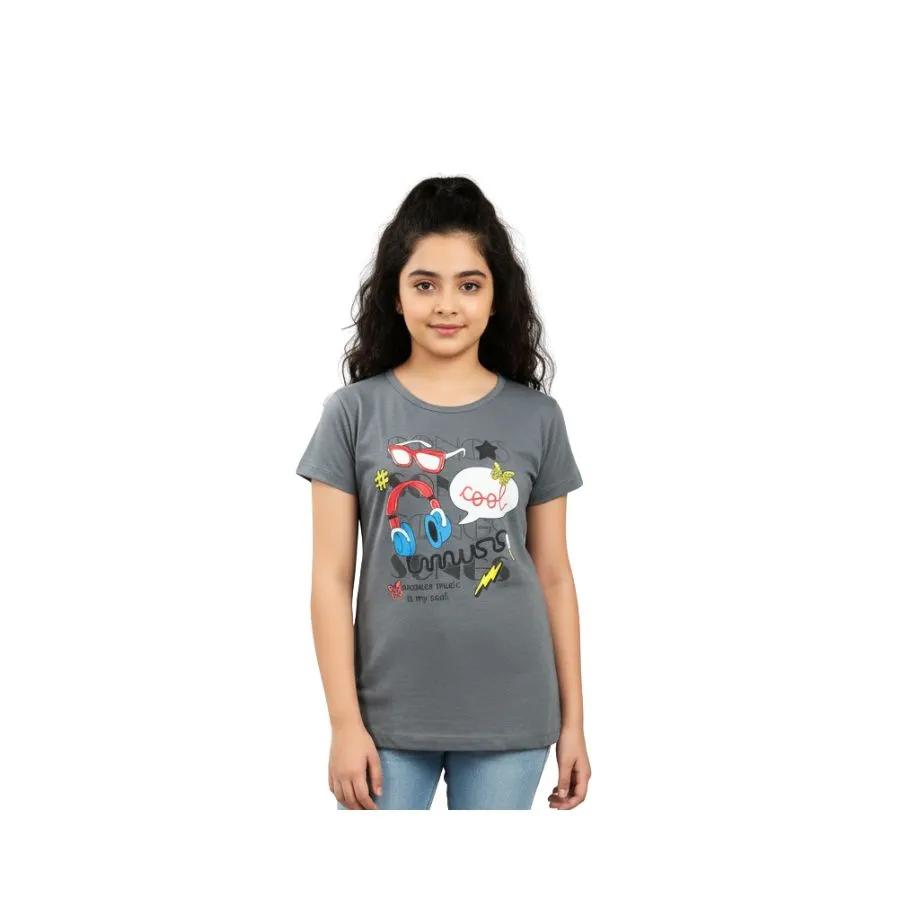 Girls T-Shirt (Round neck, Short Sleeve)